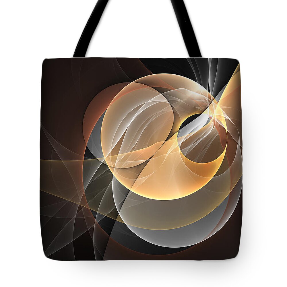 Abstract Tote Bag featuring the digital art Spirits of Life by Gabiw Art