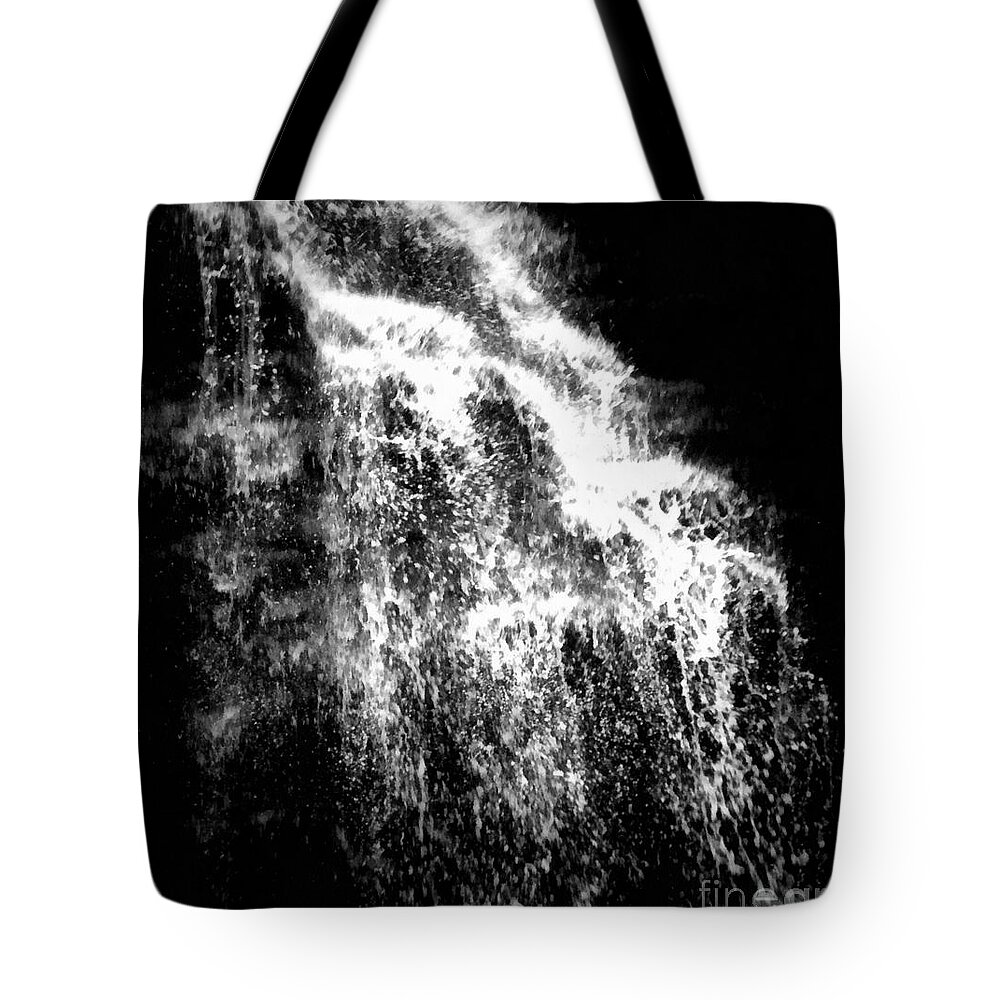 Waterfall Tote Bag featuring the photograph Splash Bushkill Falls by Janine Riley