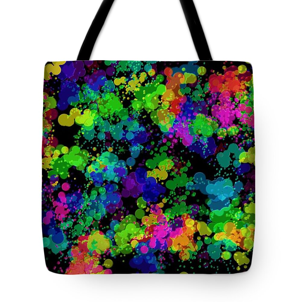 Splatter Tote Bag featuring the photograph Splatter by Mark Blauhoefer