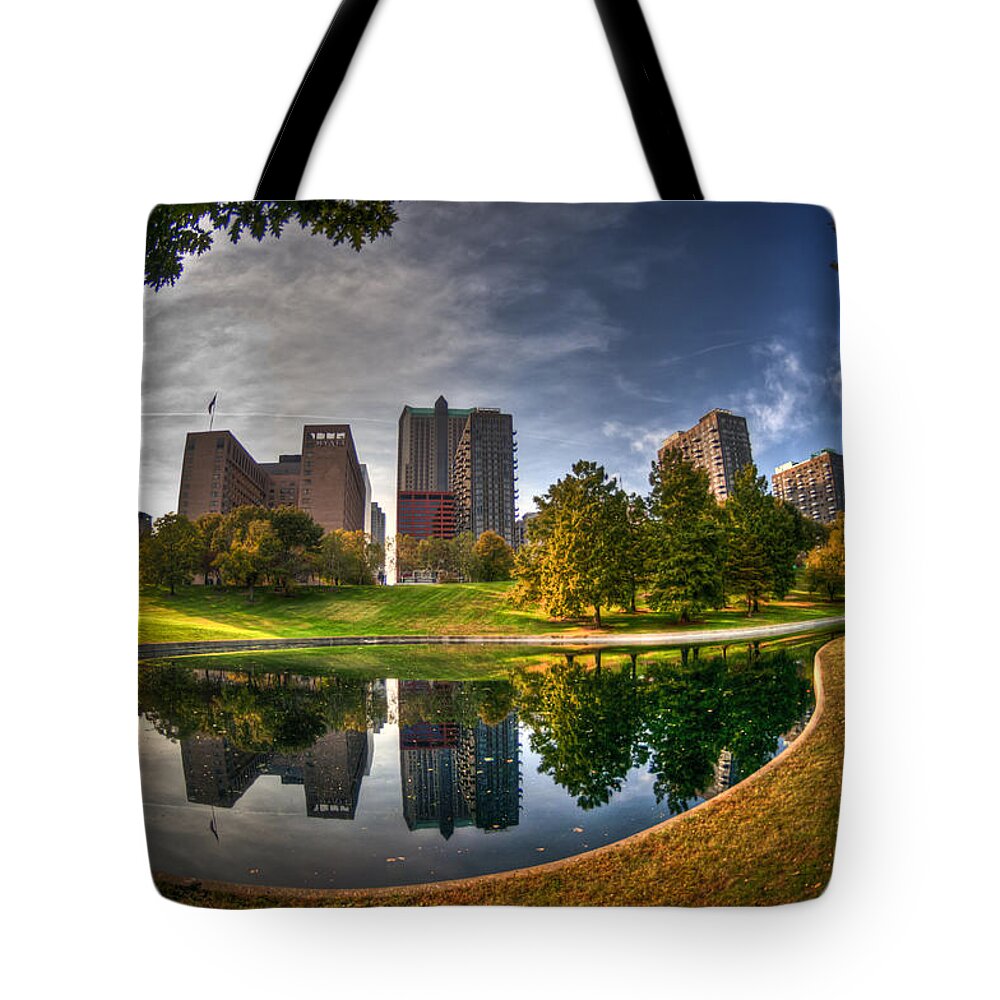 Hdr Image Tote Bag featuring the photograph Spoonful of St. Louis by Deborah Klubertanz
