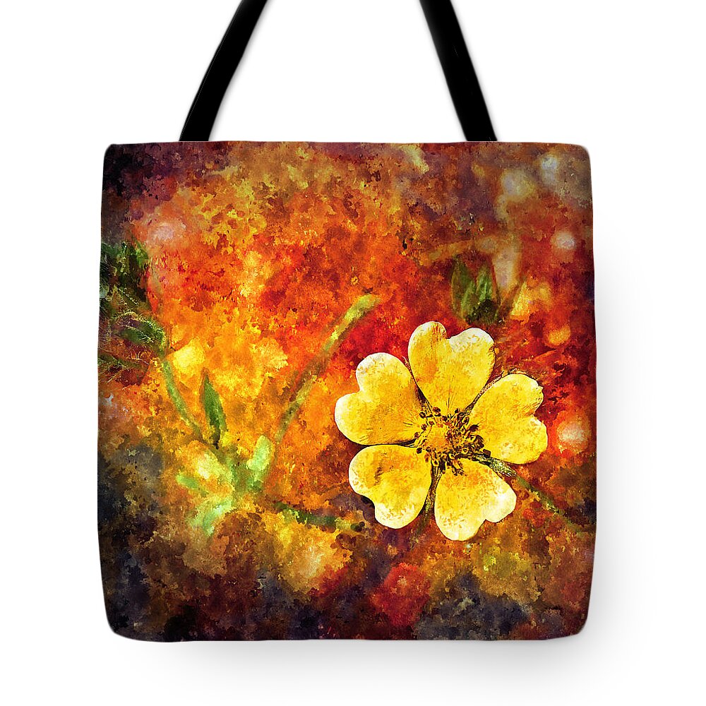 Wild Tote Bag featuring the painting Spring Color by Rick Mosher