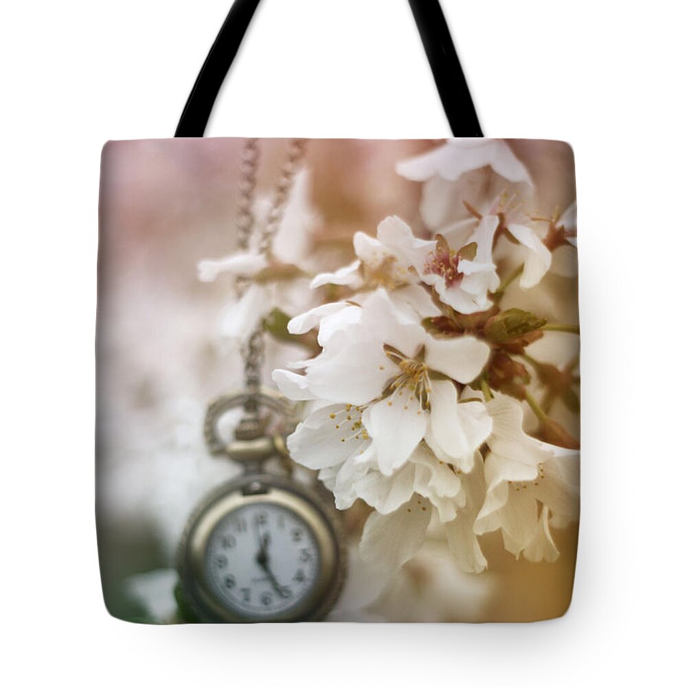 Hawthorn Tree Tote Bag featuring the photograph Spring Time by Stephanie Hollingsworth