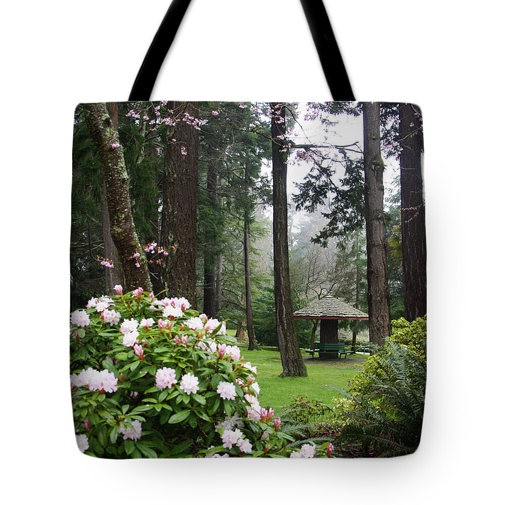Victoria B.c. Tote Bag featuring the photograph Springtime in the Park by Marilyn Wilson
