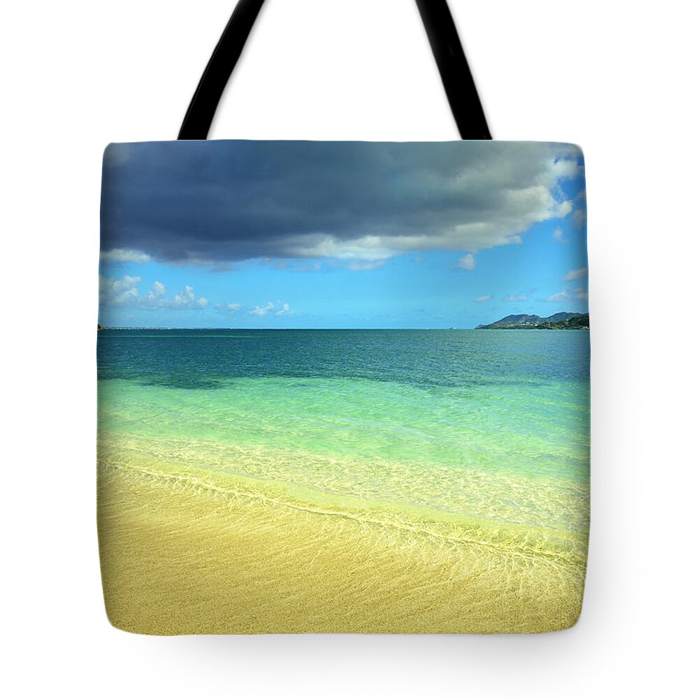 Caribbean Tote Bag featuring the photograph St. Maarten Tropical Paradise by Luke Moore