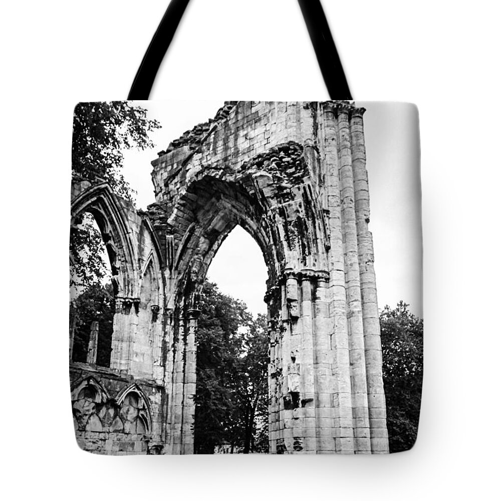 Abbey Tote Bag featuring the photograph St. Mary's Abbey by Ross Henton