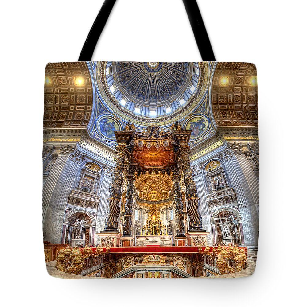 Yhun Suarez Tote Bag featuring the photograph St Peter's Basilica by Yhun Suarez