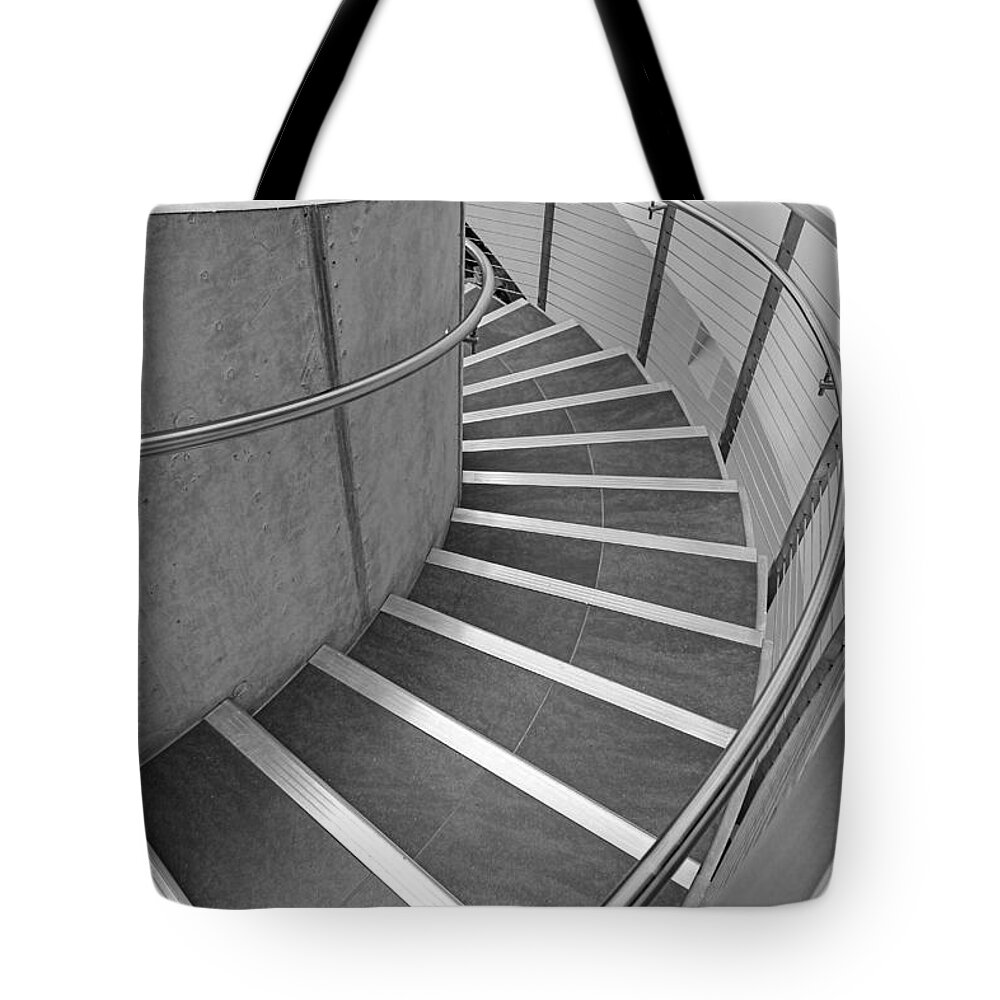 Stairs Tote Bag featuring the photograph Stairs Series 01 by Carlos Diaz