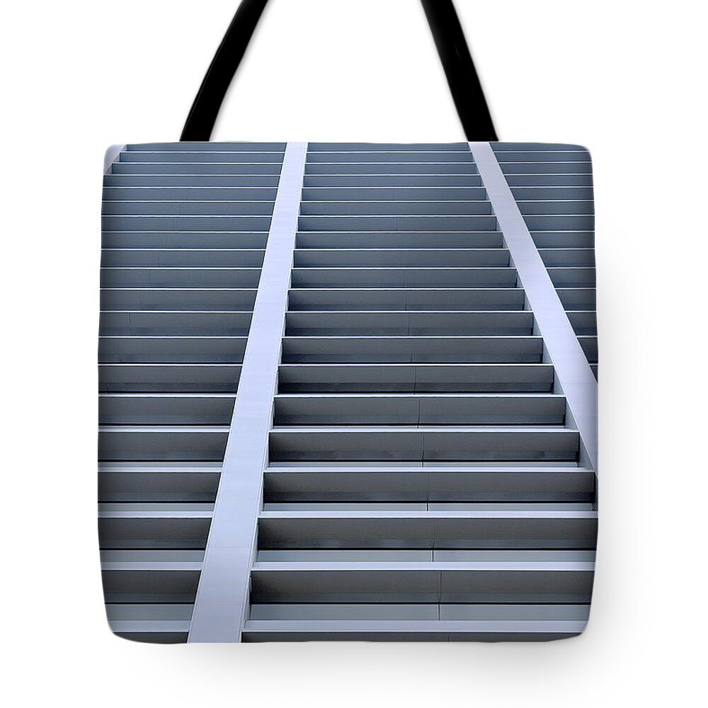 Skyline Tote Bag featuring the photograph Stairway to Heaven in Houston by Alexandra Till