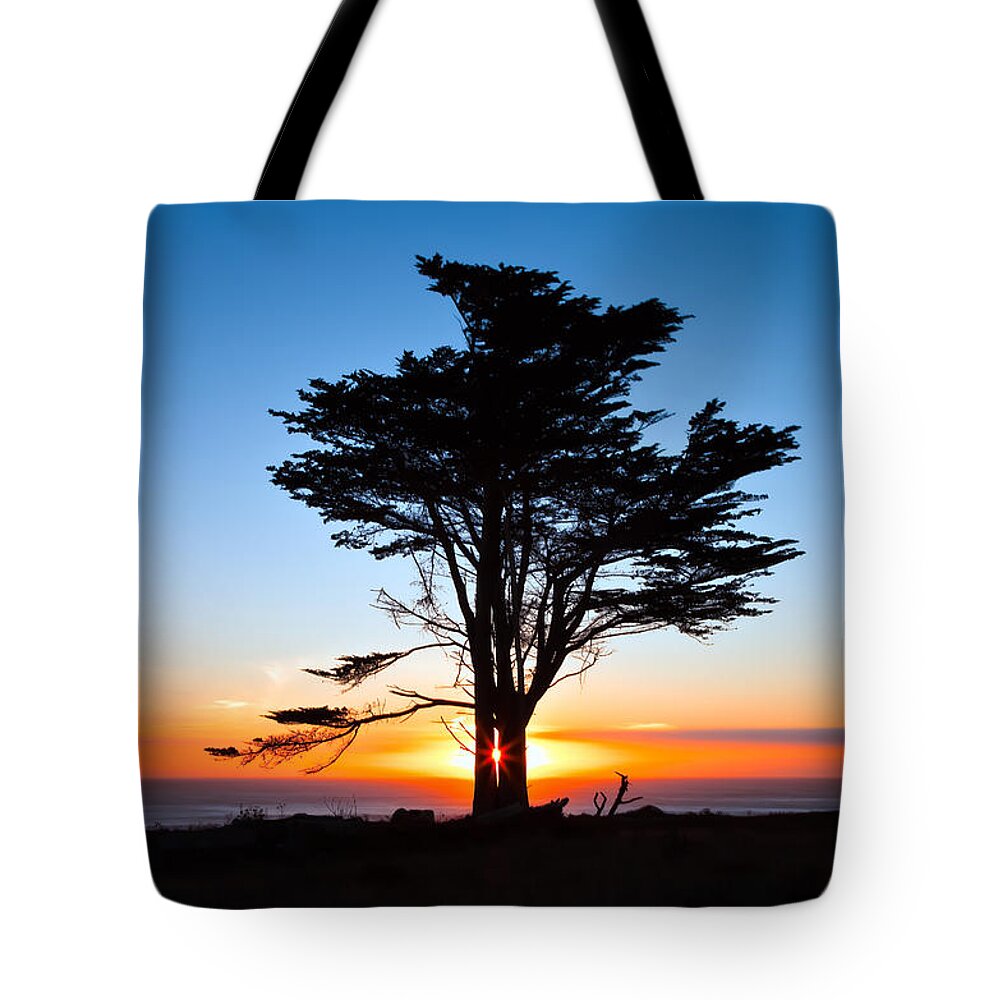 Landscape Tote Bag featuring the photograph Star In The Middle by Jonathan Nguyen