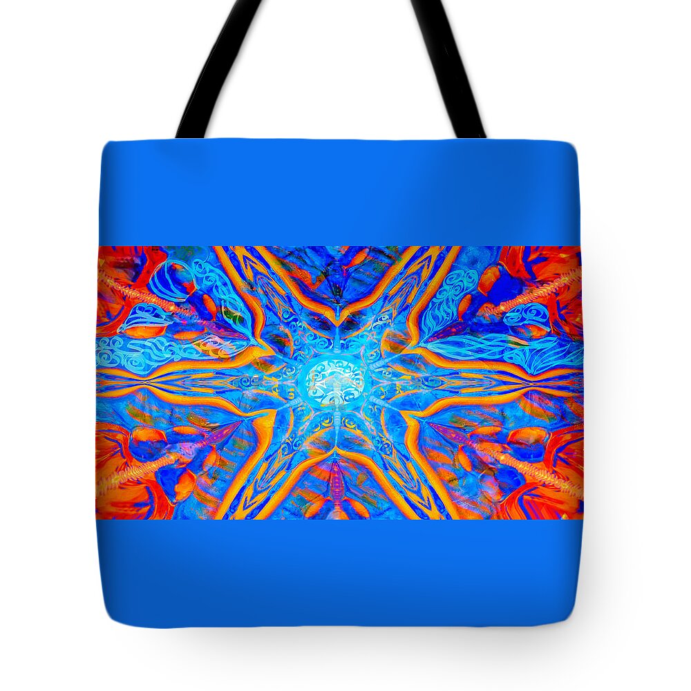 Digital Art Tote Bag featuring the photograph Starphysh by Adria Trail
