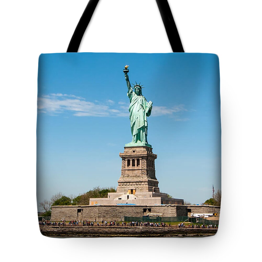 Statue Of Liberty Tote Bag featuring the photograph Statue of Liberty by Anthony Sacco