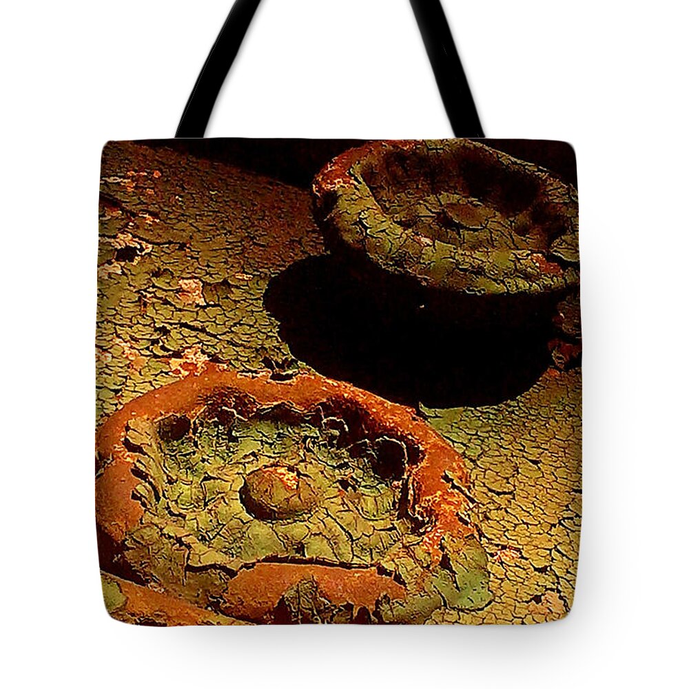 Steel Tote Bag featuring the photograph Steel Flowers by James Aiken