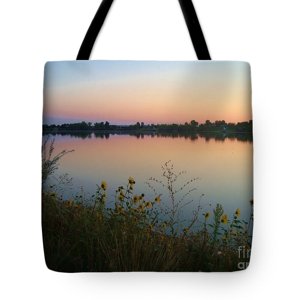 Lake Tote Bag featuring the photograph Still by Marcia Breznay