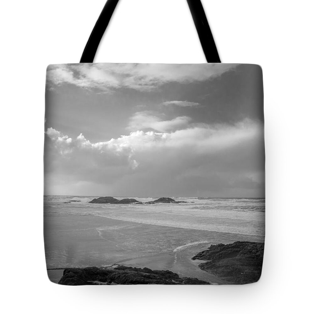 Beach Tote Bag featuring the photograph Storm Approaching by Roxy Hurtubise