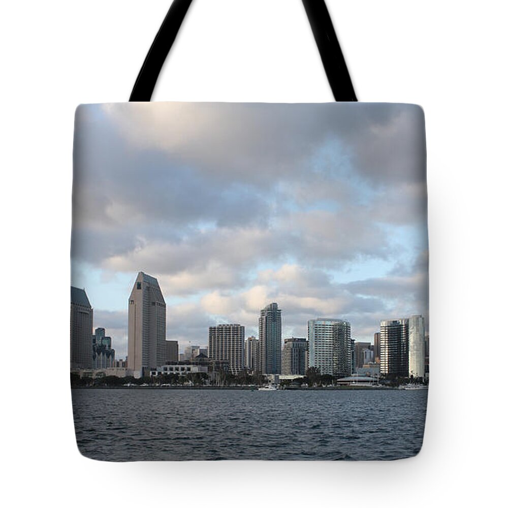 Storm Approaching San Diego Tote Bag featuring the photograph Storm Approaching San Diego by John Telfer