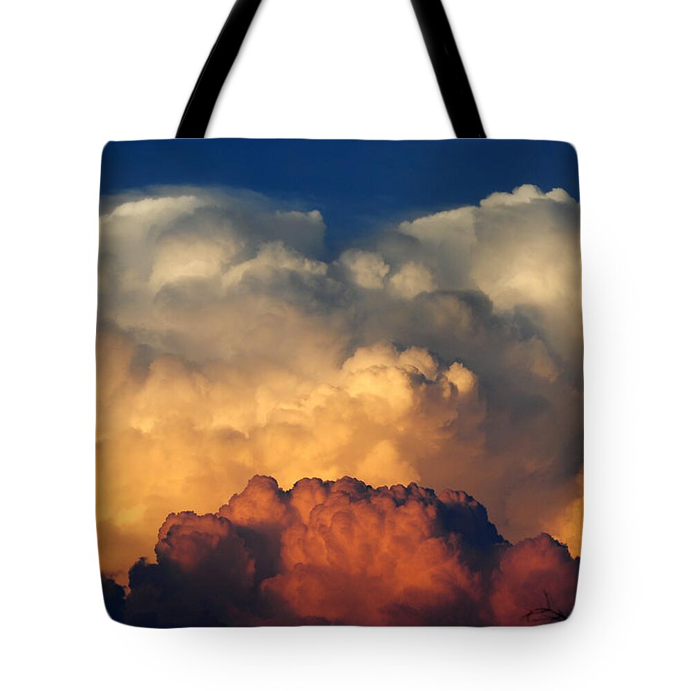 Storm Tote Bag featuring the photograph Storm clouds by David Hart
