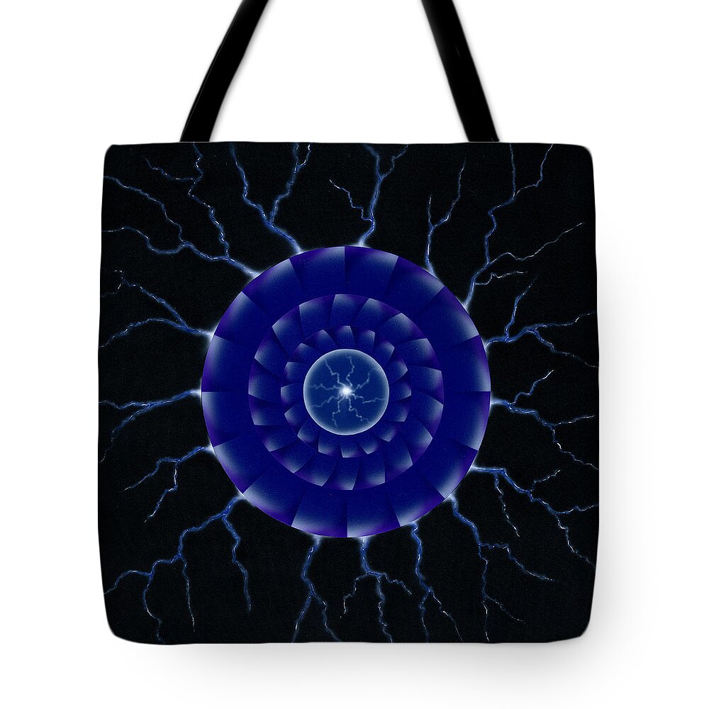 Abstract Painting Tote Bag featuring the painting Storm. by Kenneth Clarke