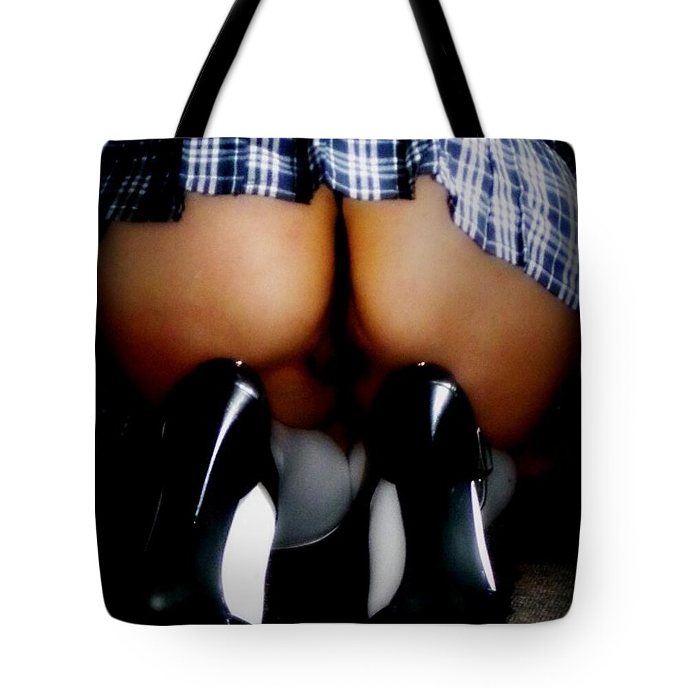 Schoolgirl Tote Bag featuring the photograph Straight A Student by Guy Pettingell