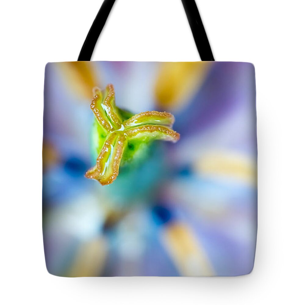 Blossom Tote Bag featuring the photograph Strange Little World by Hannes Cmarits