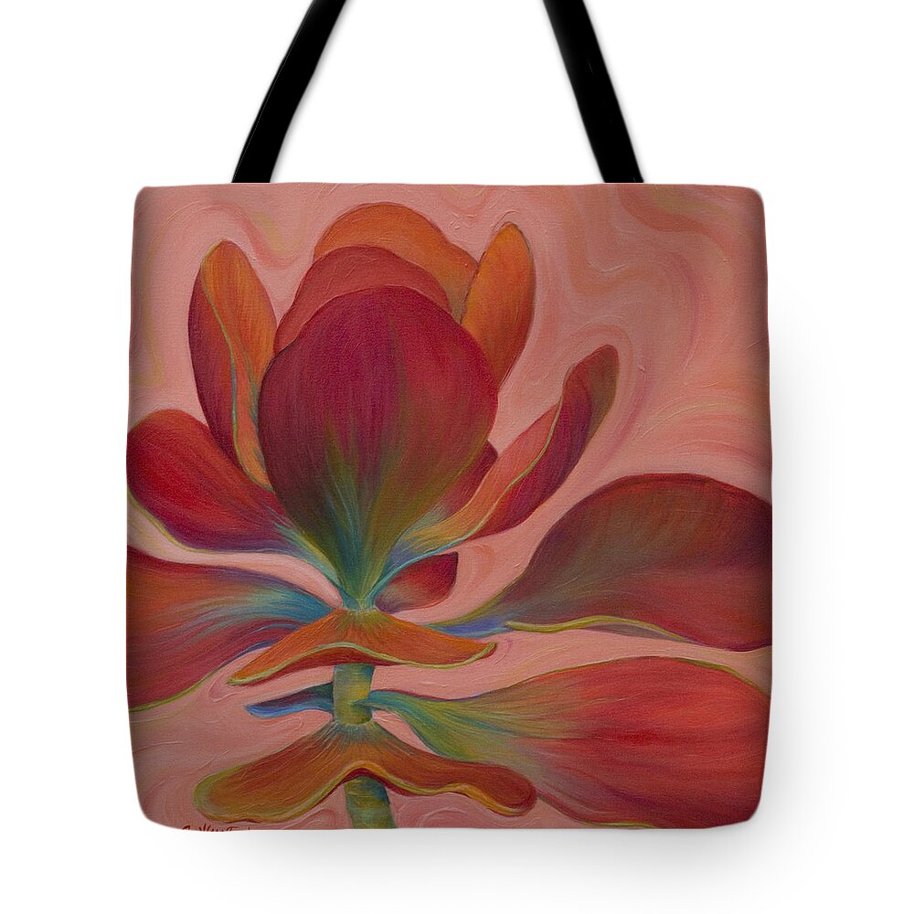 Strawberry Tote Bag featuring the painting Strawberry Flapjack by Sandi Whetzel