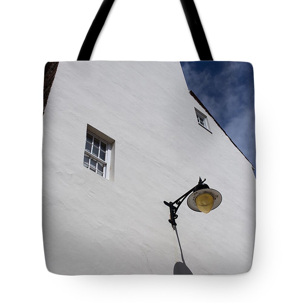 Street Lamp Tote Bag featuring the photograph Street Lamp by Nigel R Bell