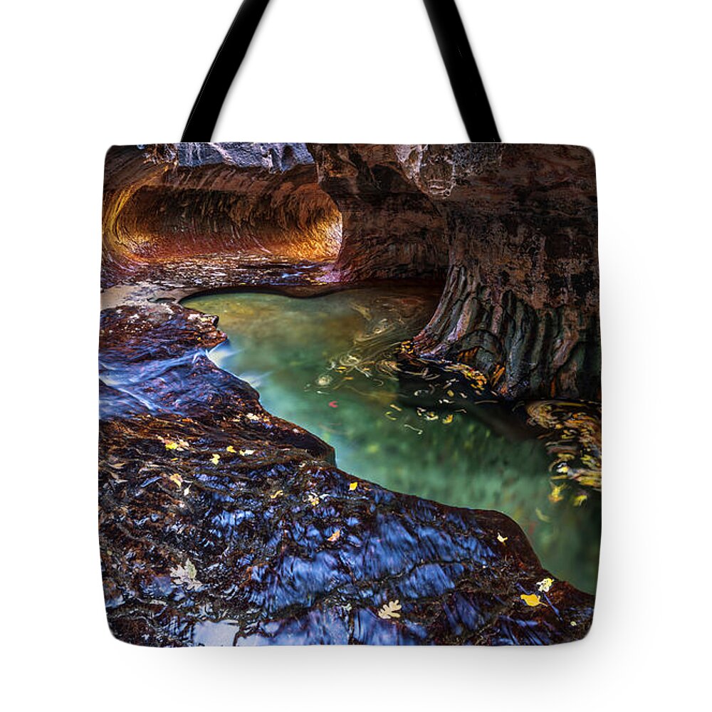 Zion Tote Bag featuring the photograph Subway Panorama by Dustin LeFevre