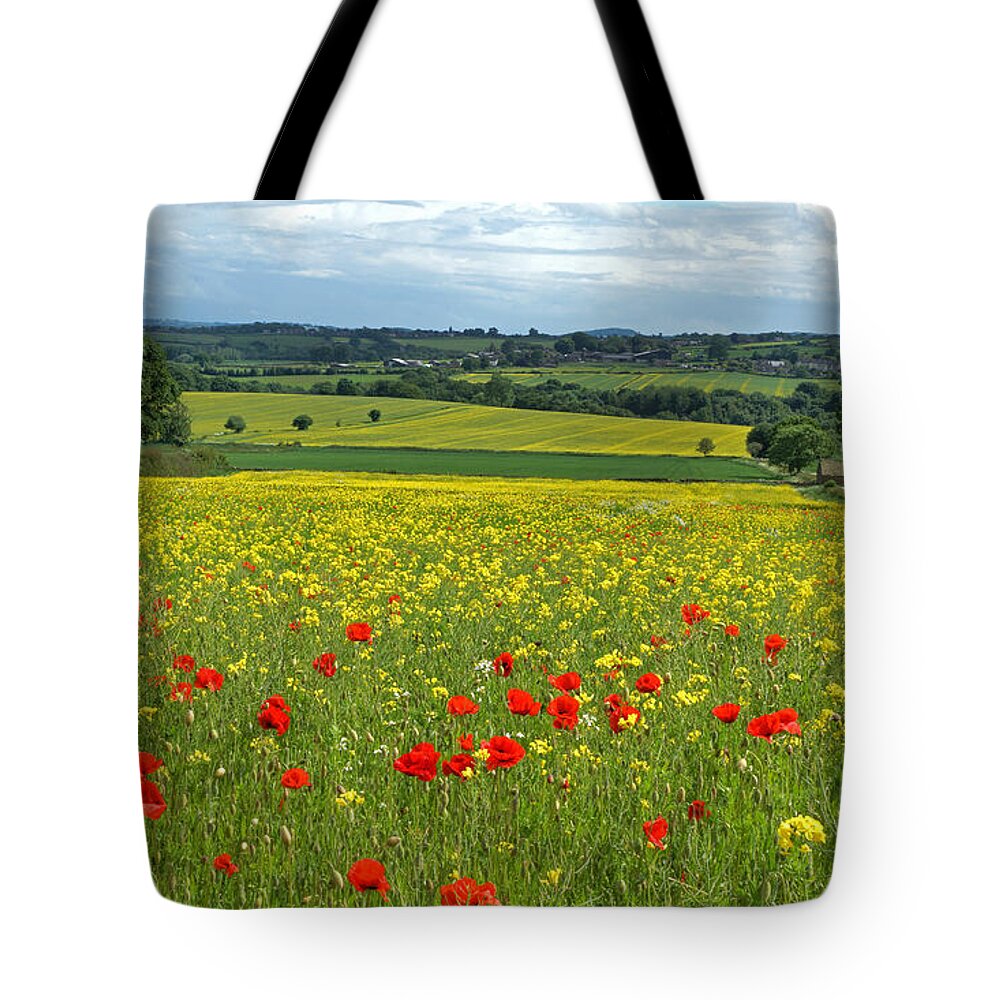 Summer Tote Bag featuring the photograph Summer In The Countryside by David Birchall