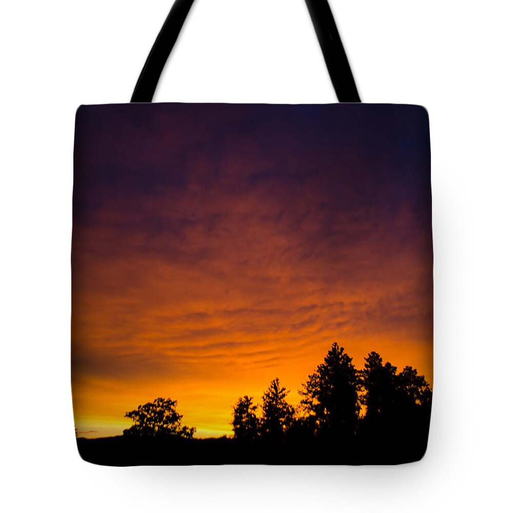 Dakota Tote Bag featuring the photograph Summer Sunset by Greni Graph