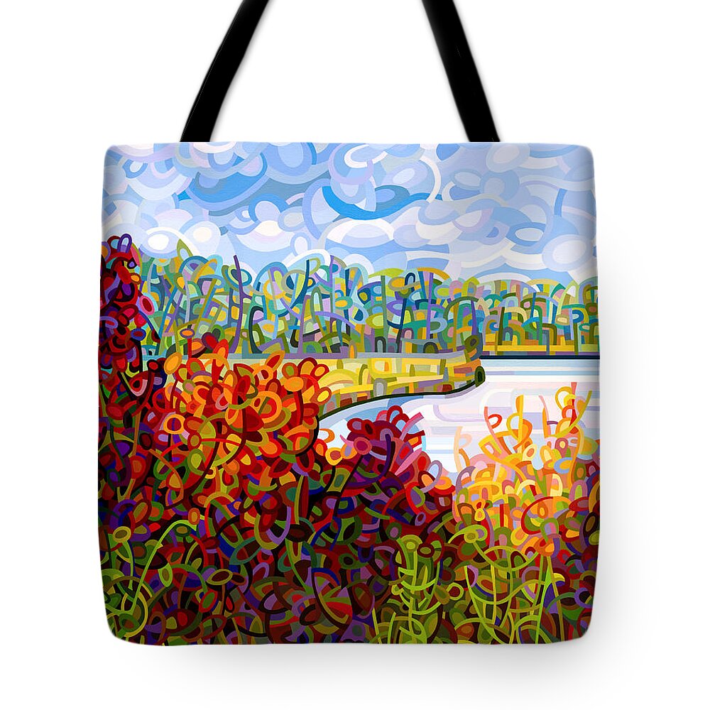 Art Tote Bag featuring the Summer's End by Mandy Budan