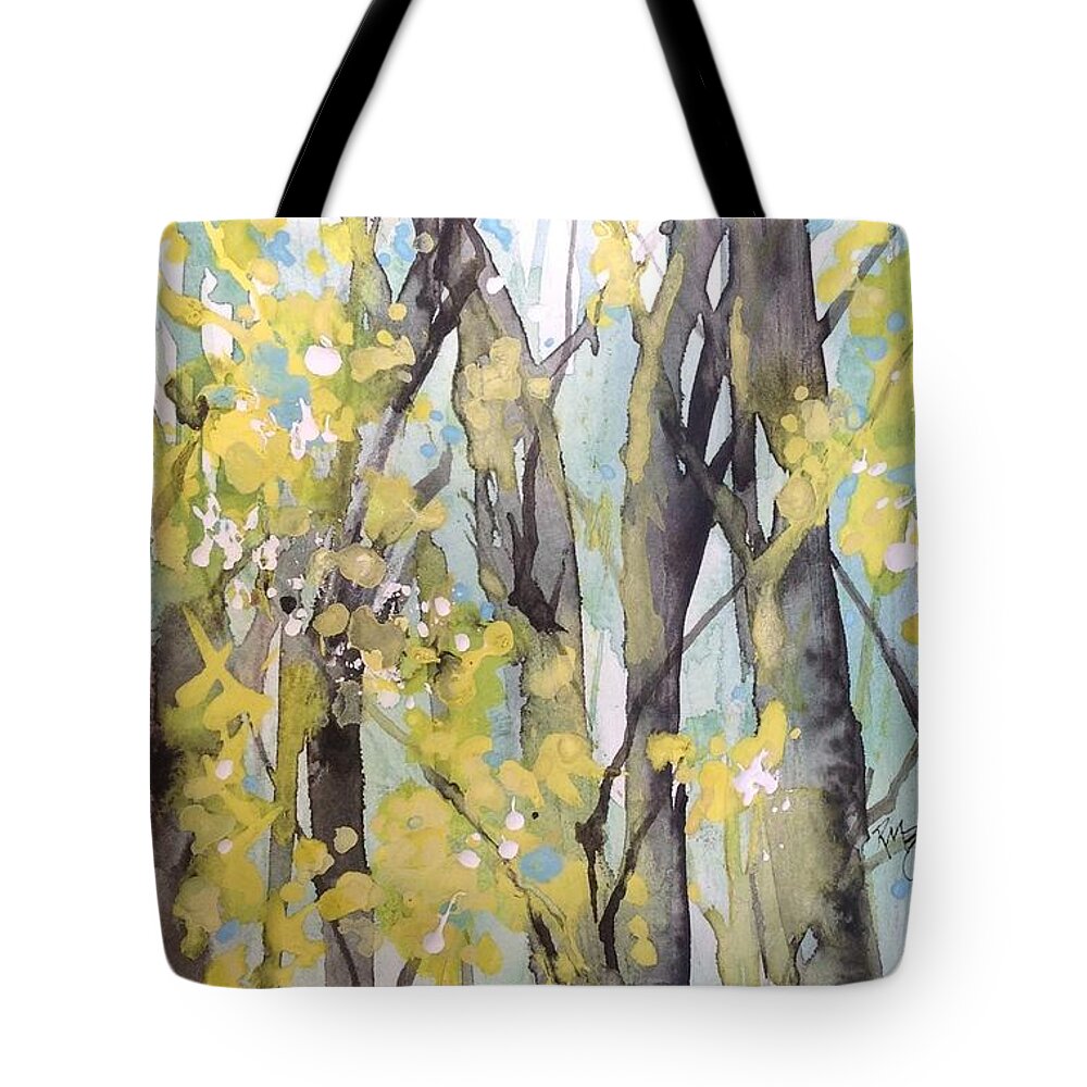Summer Tote Bag featuring the painting Summertime in the South by Robin Miller-Bookhout