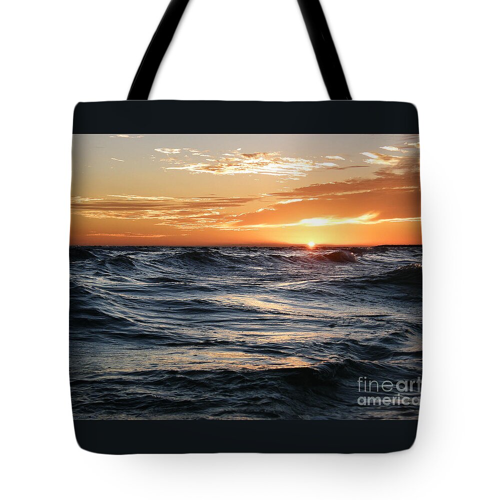 Sunset Tote Bag featuring the photograph Deep Calls To Deep by Shevon Johnson