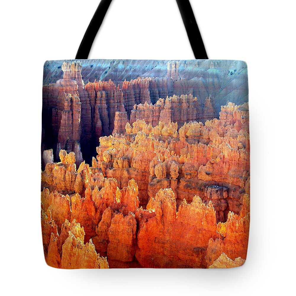Sunrise Tote Bag featuring the photograph Sunrise at Bryce Canyon by Tranquil Light Photography