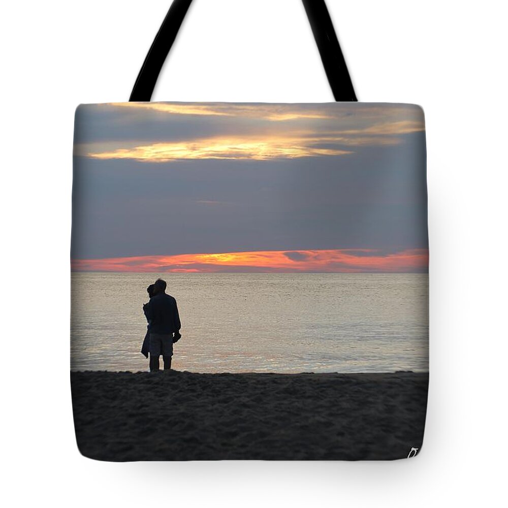 Ocean City Maryland Tote Bag featuring the photograph Sunrise Love by Robert Banach