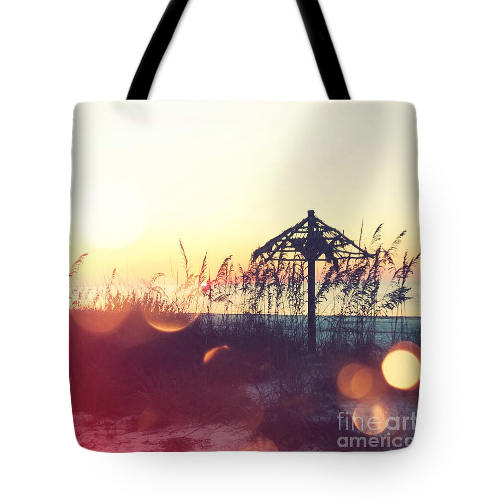 Florida Tote Bag featuring the photograph Sunset Palm III by Chris Andruskiewicz