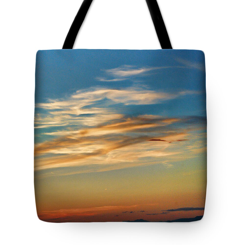 Sunsets Tote Bag featuring the photograph Sunsets CA3459-13 by Randy Harris