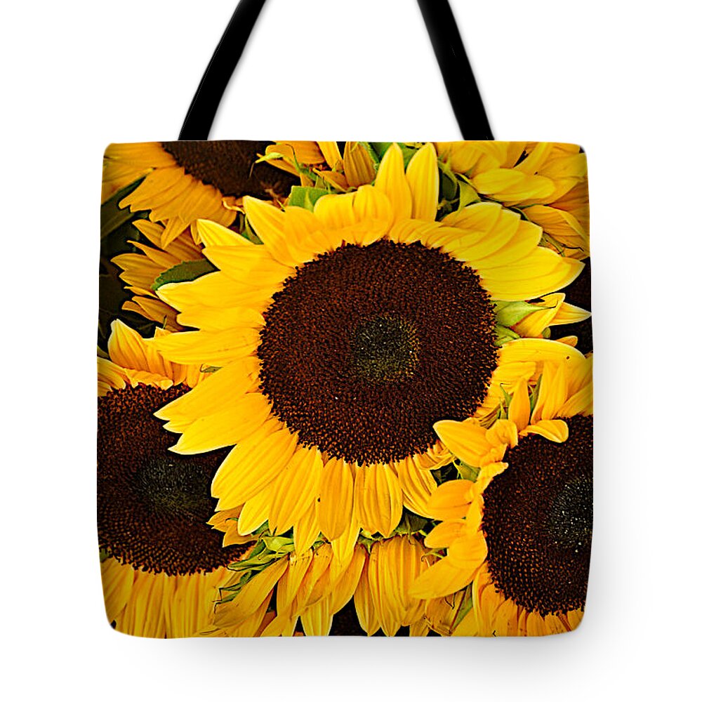 Photograph Tote Bag featuring the photograph Sunshine Petals by Richard Gehlbach