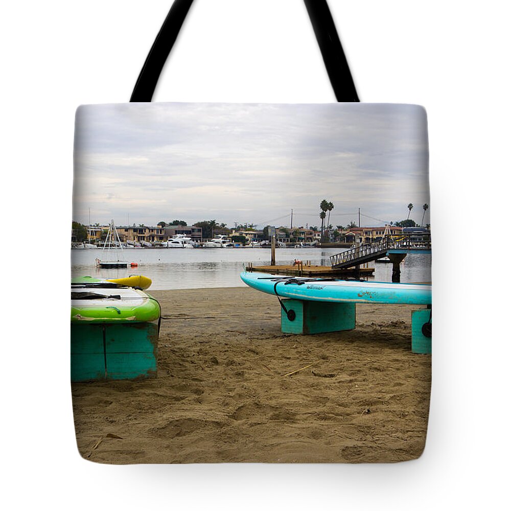 Active Tote Bag featuring the photograph SUPing by Heidi Smith
