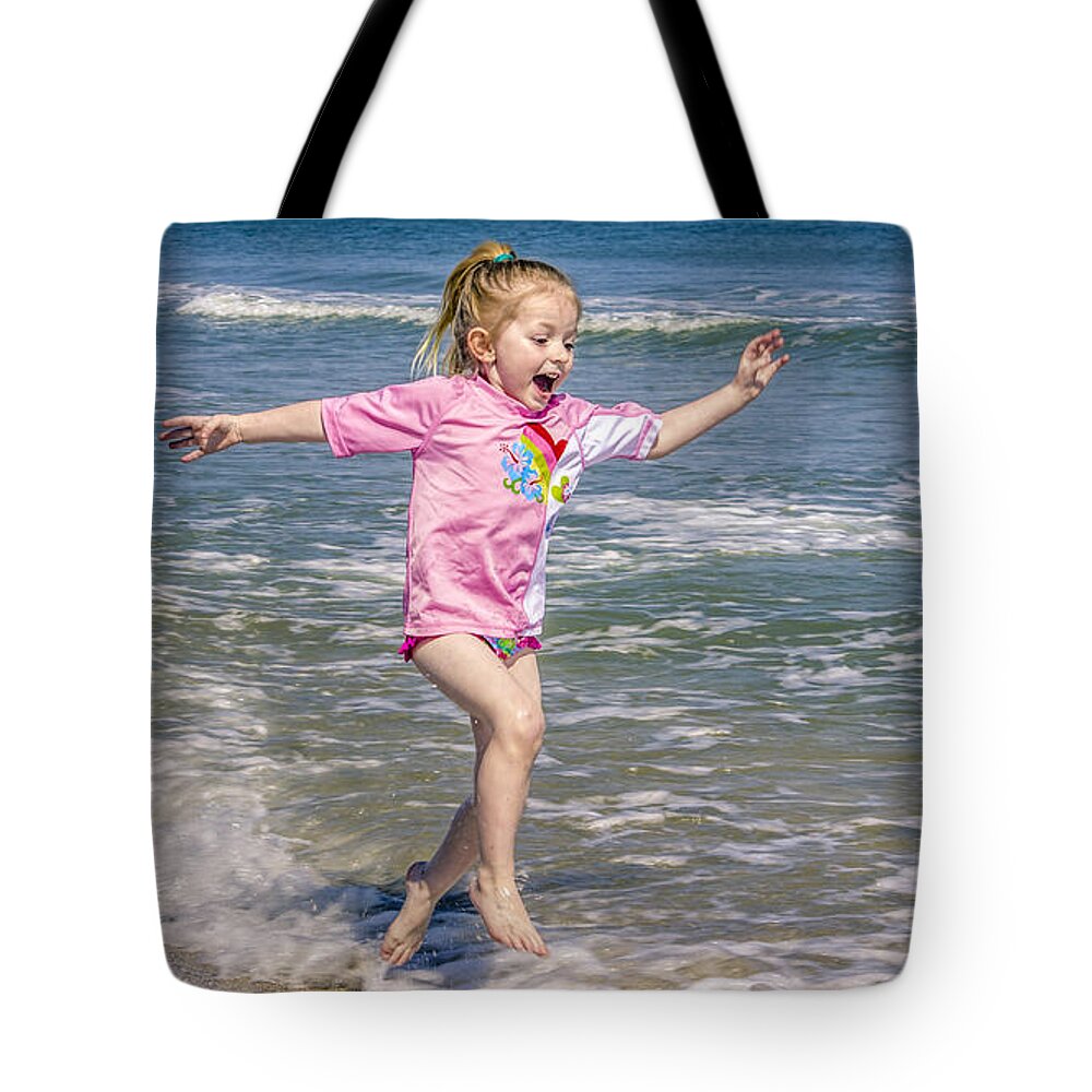 Daughter Tote Bag featuring the photograph Surf's Up by Rob Sellers