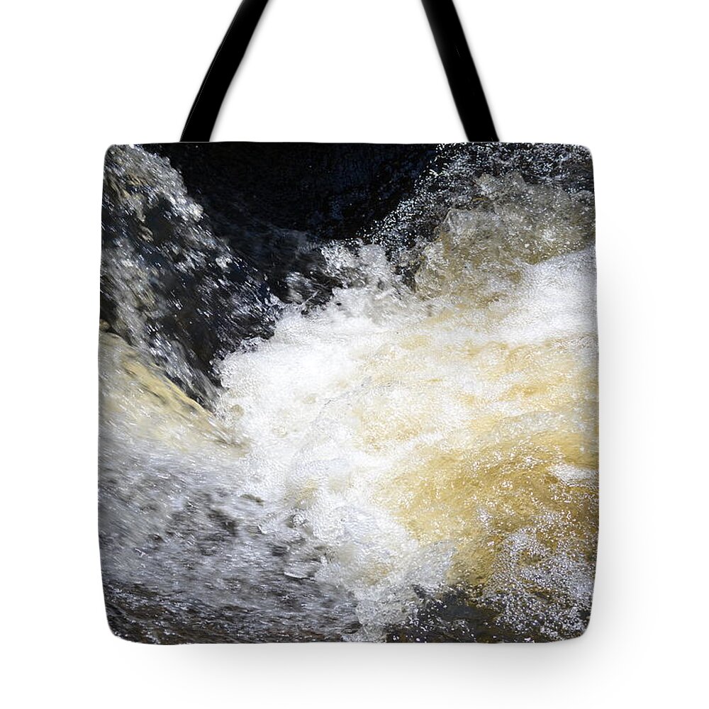 Water Tote Bag featuring the photograph Surging Waters by Tara Potts