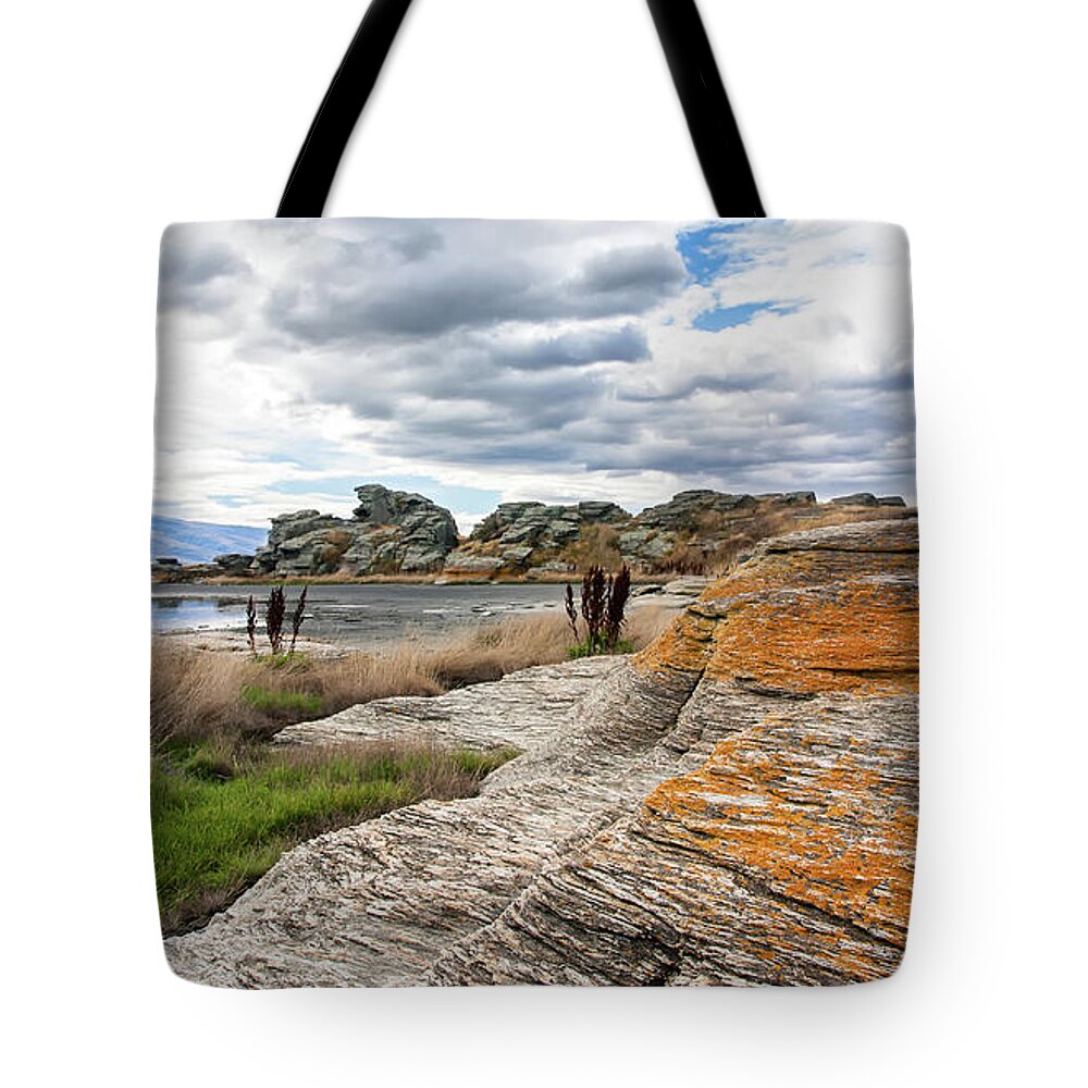Tranquility Tote Bag featuring the photograph Sutton Salt Lake by Célia Mendes Photography