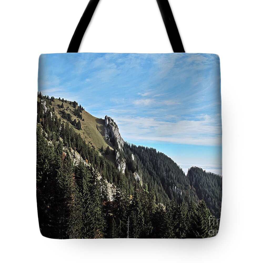 Travel Tote Bag featuring the photograph Swiss Sights by Elvis Vaughn