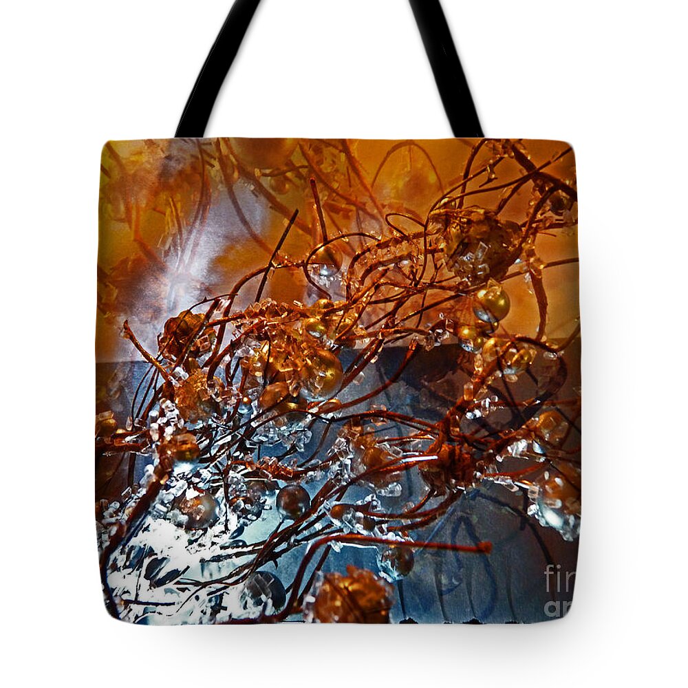 Synapses Tote Bag featuring the digital art Synapses by Eva-Maria Di Bella