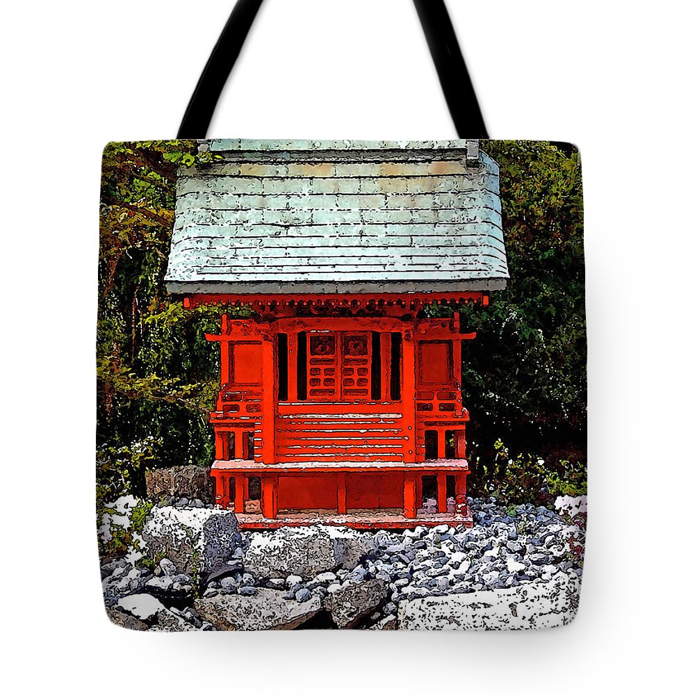 Tacoma Tote Bag featuring the digital art Tacoma Tranquility by Gary Olsen-Hasek