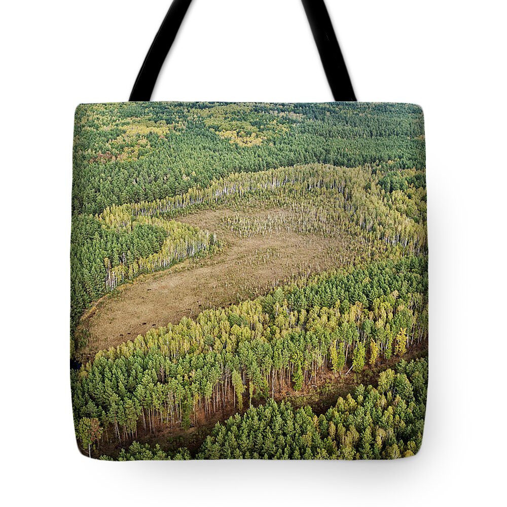 536714 Tote Bag featuring the photograph Taiga Bog Chernobyl Exclusion Zone by James Christensen