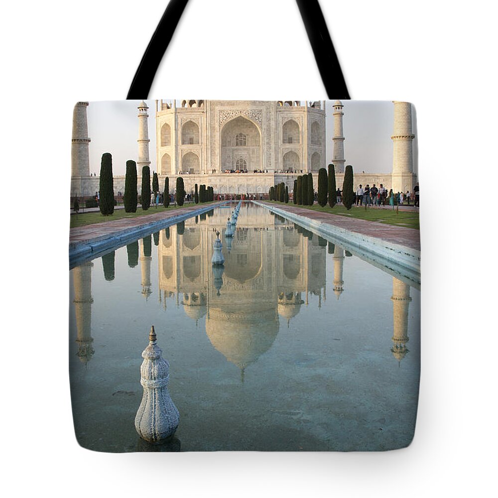 Taj Mahal Tote Bag featuring the photograph Taj by Elena Perelman