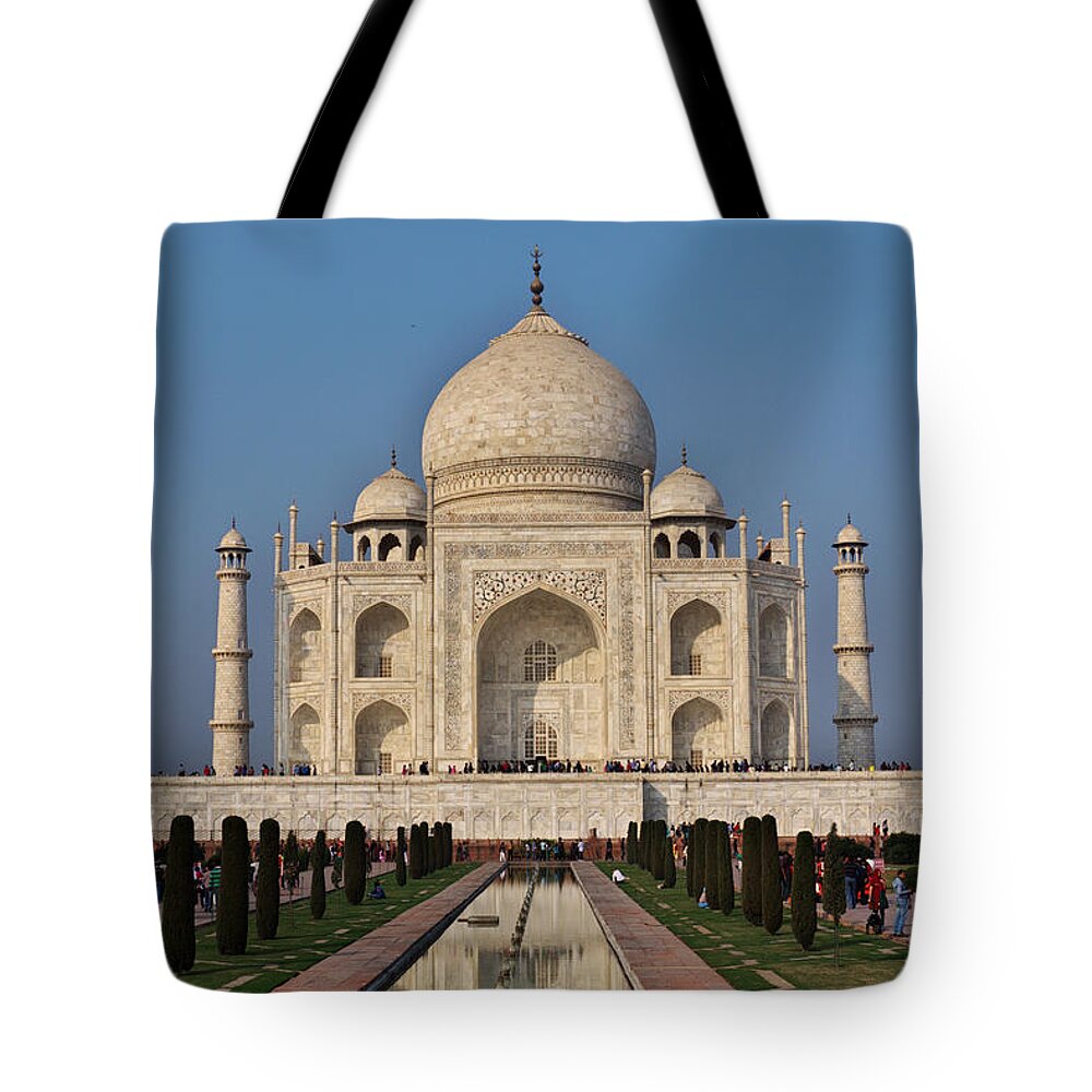 Agra Tote Bag featuring the photograph Taj Mahal by Ivan Slosar