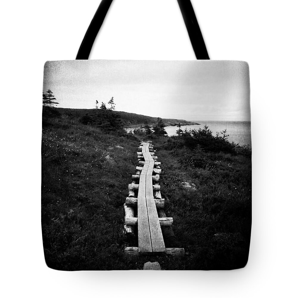 Sea Tote Bag featuring the photograph Take Me to the Sea - East Coast Trail by Zinvolle Art