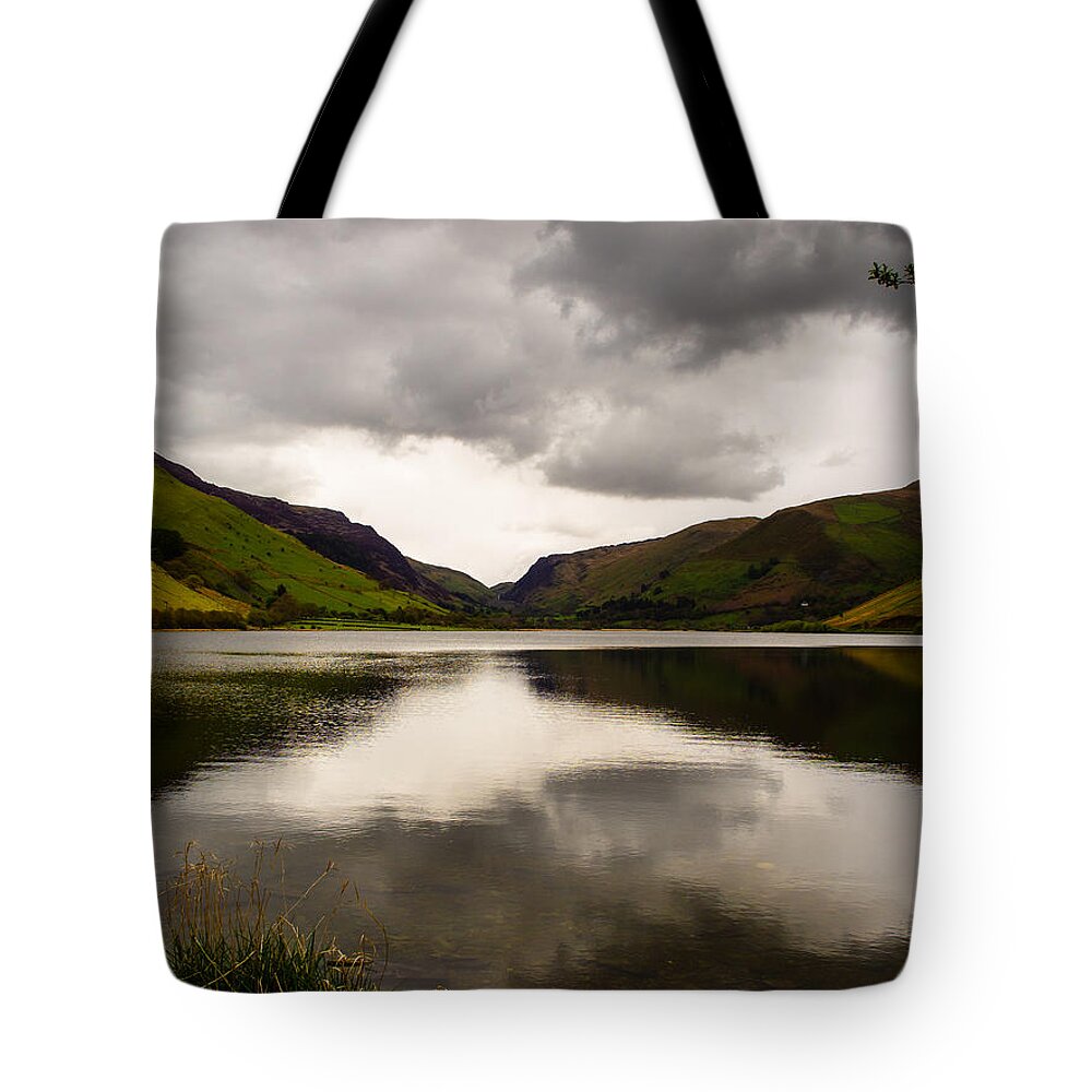 Canvas Tote Bag featuring the photograph Talyllyn Lake Snowdonia by Mark Llewellyn