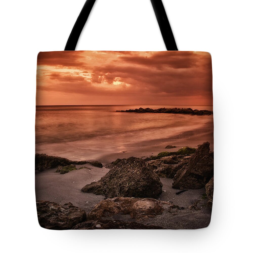 Crystal Yingling Tote Bag featuring the photograph Tangerine Dream by Ghostwinds Photography