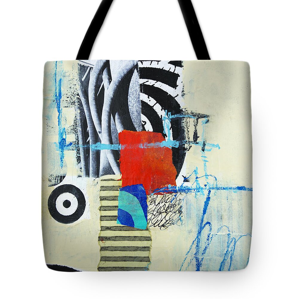Target Tote Bag featuring the mixed media Target by Elena Nosyreva